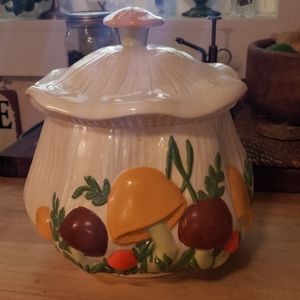 Vintage Mushroom Soup Canister no ladle